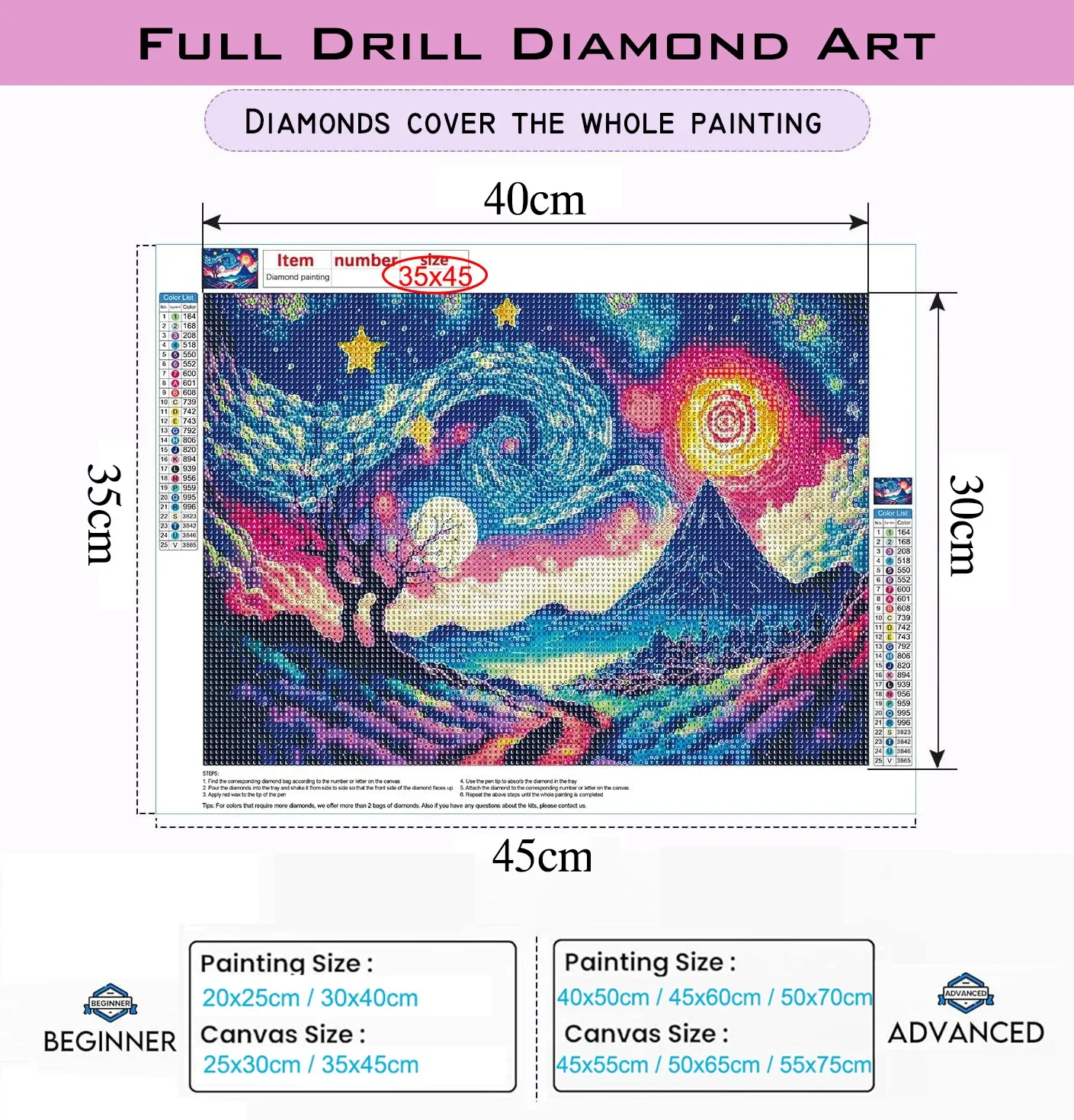 Diamond Art for Adults,Movie P - Resin Art Kits For Adults avaliação e preço