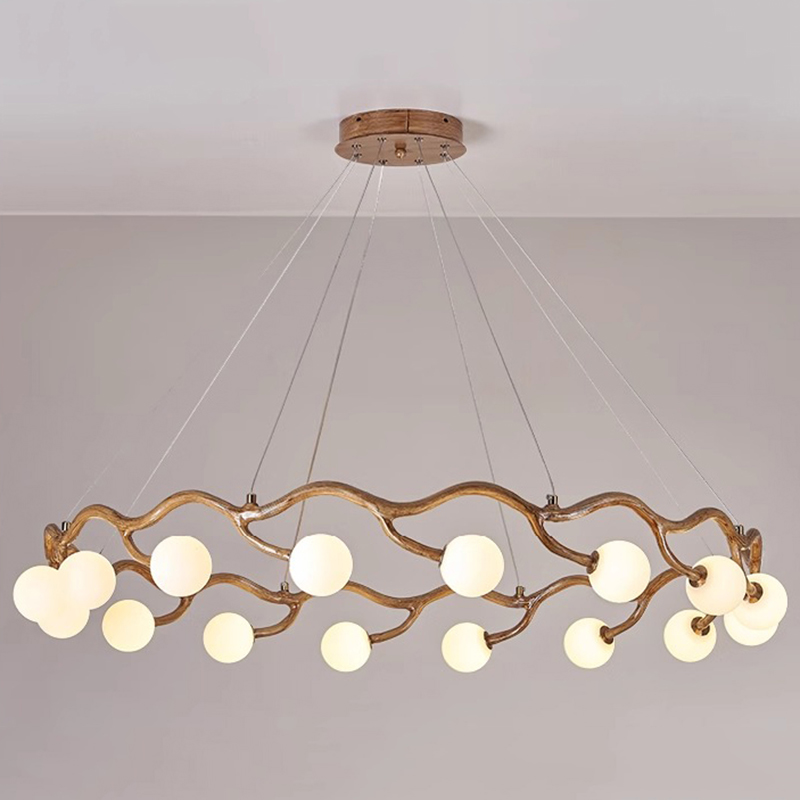 Modern White Glass Wood Chande - Resin Art On Wood avaliação e preço