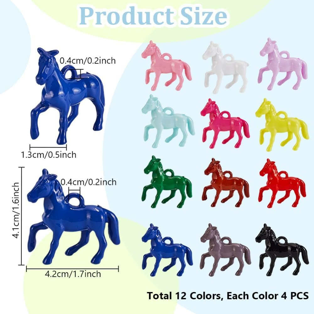 48pcs Opaque Acrylic Pendants  - Resin Art Liquid avaliação e preço