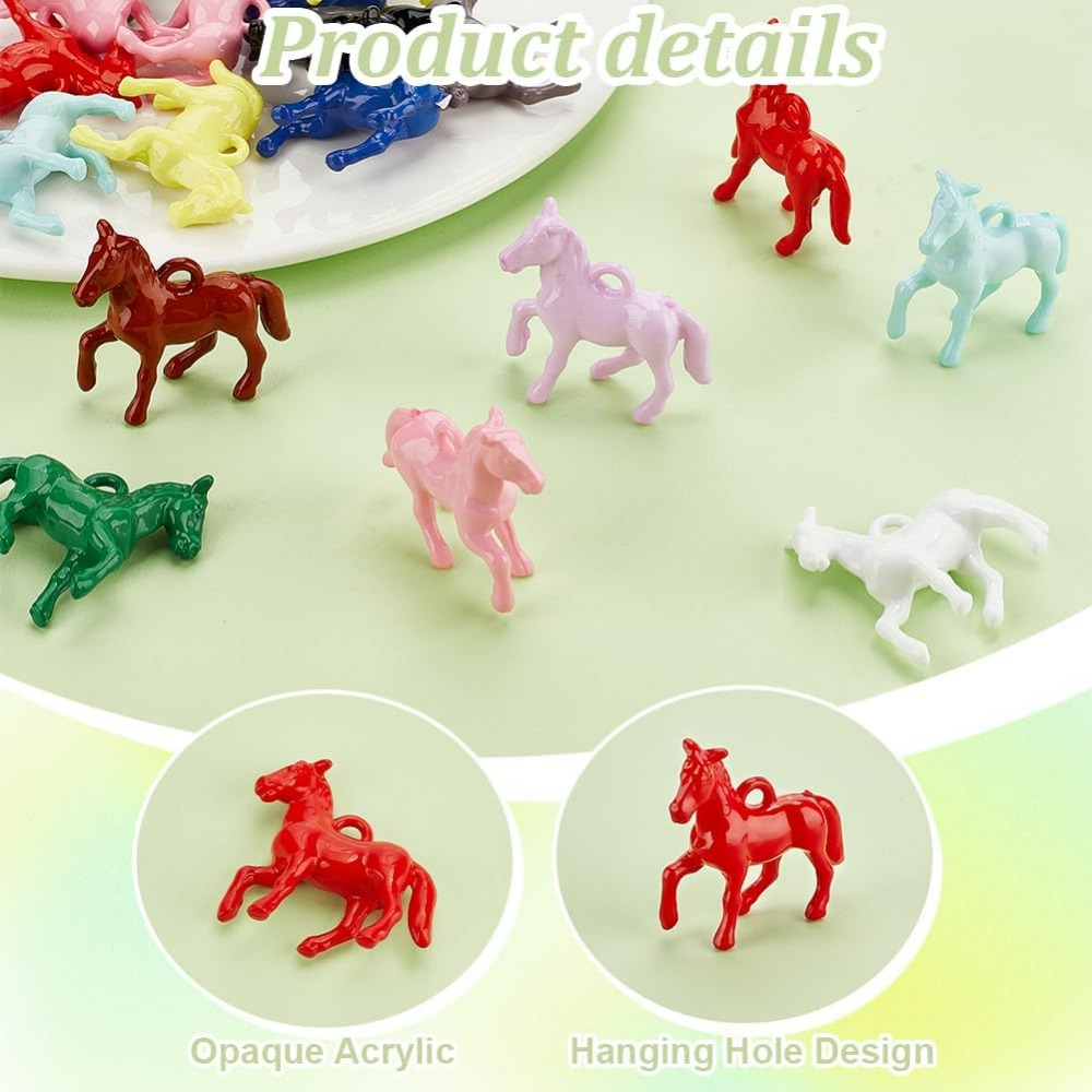 48pcs Opaque Acrylic Pendants  - Resin Art Liquid avaliação e preço