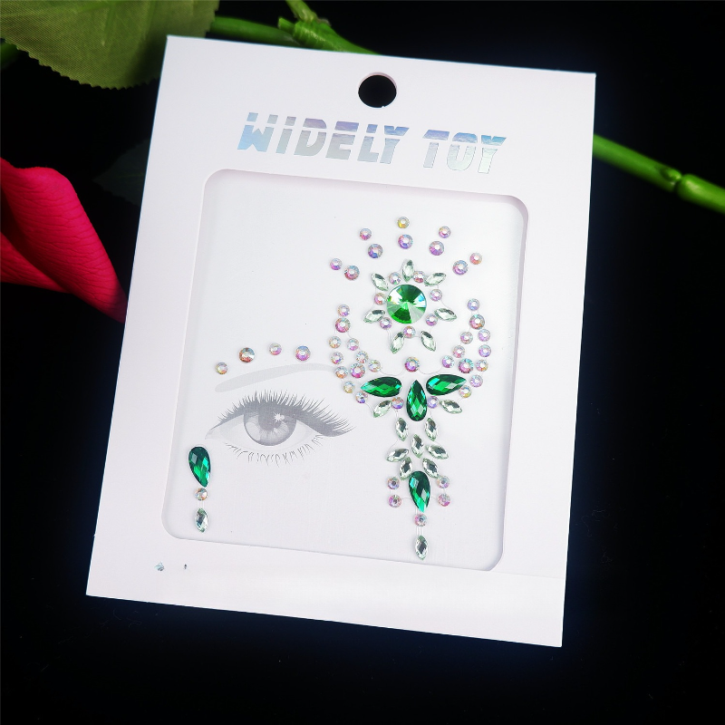 Acrylic Resin Face Gems Rhines - Resin Art Sticker avaliação e preço
