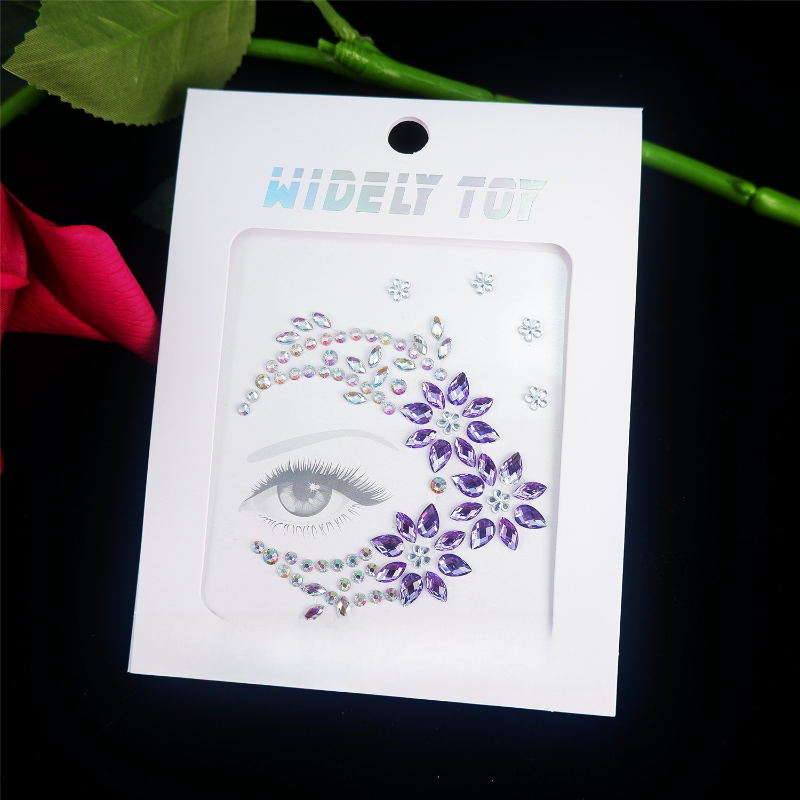 Acrylic Resin Face Gems Rhines - Resin Art Sticker avaliação e preço