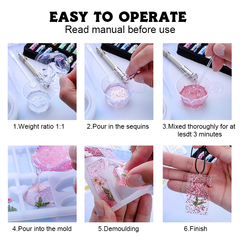 Epoxy Resin Silicone Molds Sta - Resin Art All avaliação e preço