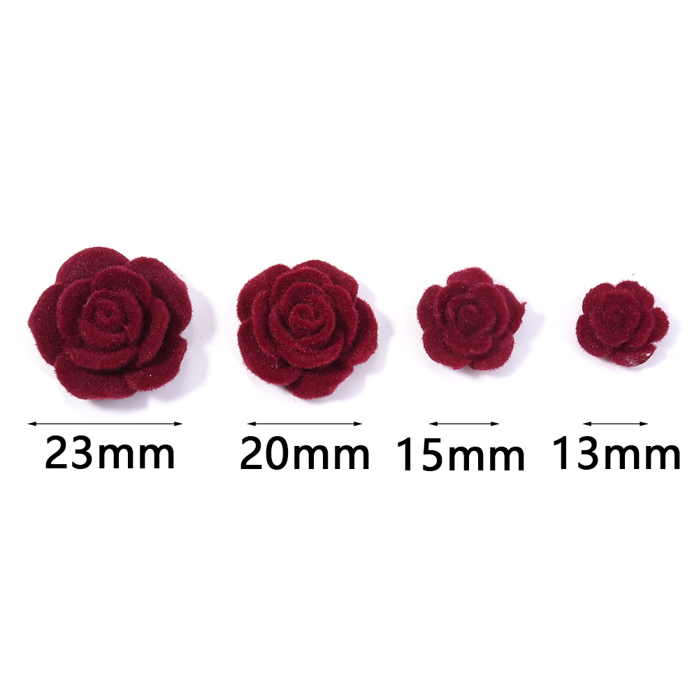 20pcs Resin Rose Flower Wine R - Resin Art Earrings avaliação e preço