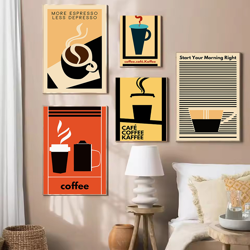 Retro Minimalist Funny Coffee  - Resin Art Quotes avaliação e preço