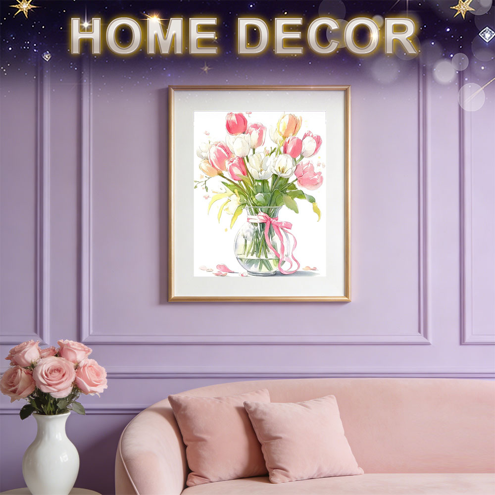 HUACAN Diamond Art Painting Ro - Resin Art Wallpaper avaliação e preço