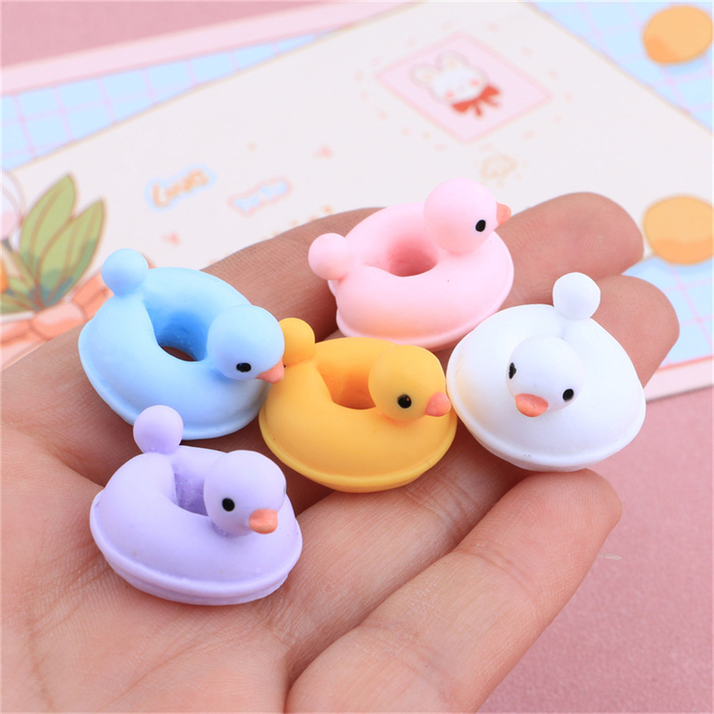 20Pcs Cartoon Duck Swim Ring D - Resin Art Ring avaliação e preço