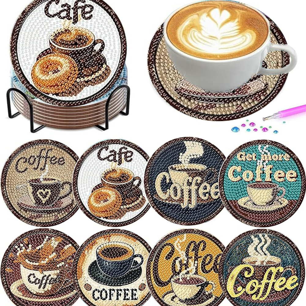 8 pieces/set of diamond painte - Resin Art Liquid avaliação e preço
