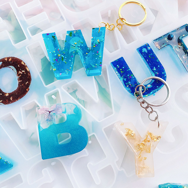 Alphabet Epoxy Resin Silicone  - Resin Art Template avaliação e preço