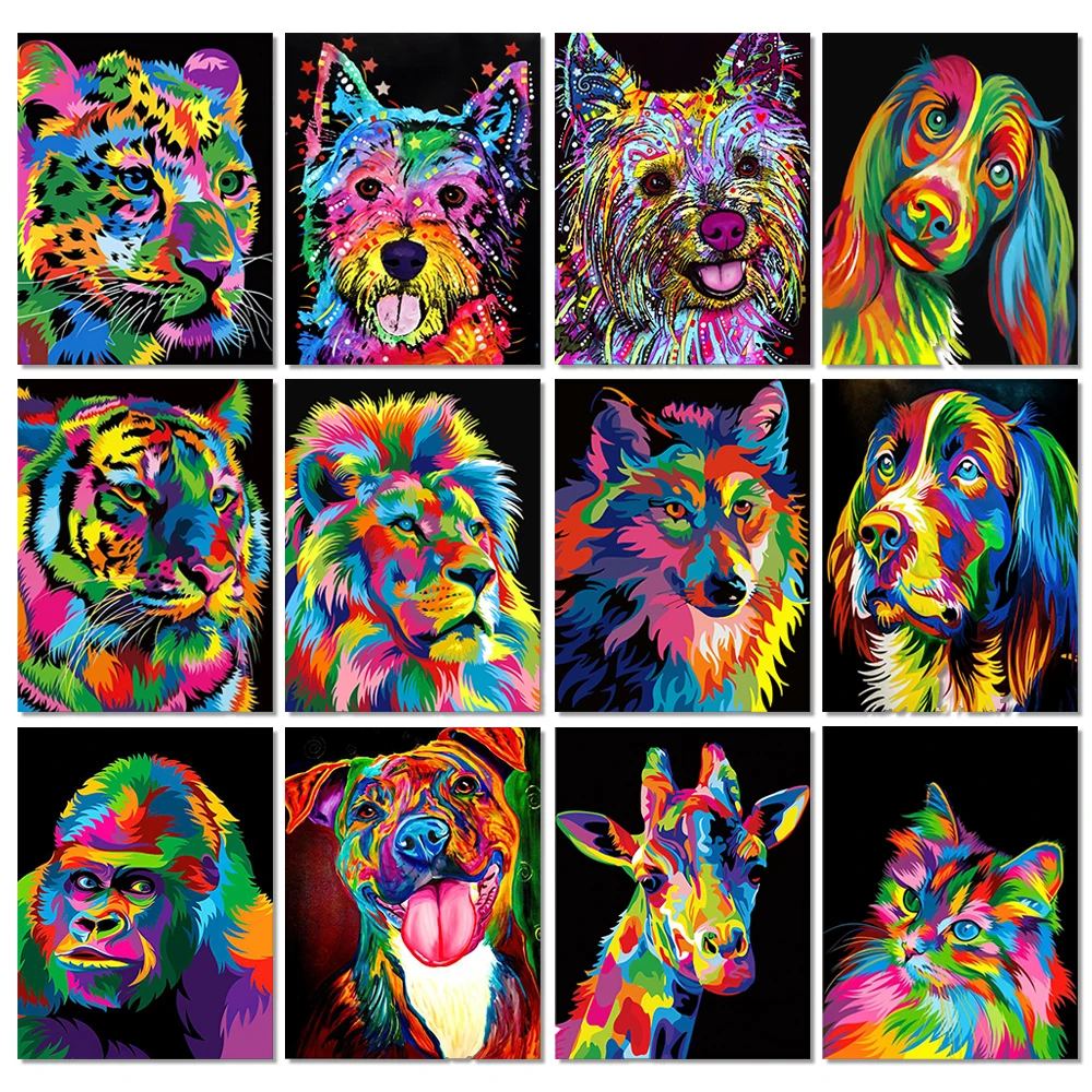 5D DIY Diamond Painting Animal - Resin Art All avaliação e preço