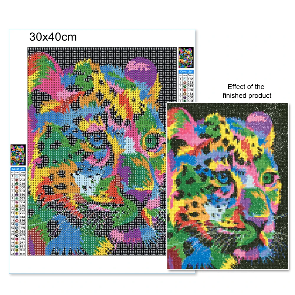 5D DIY Diamond Painting Animal - Resin Art All avaliação e preço