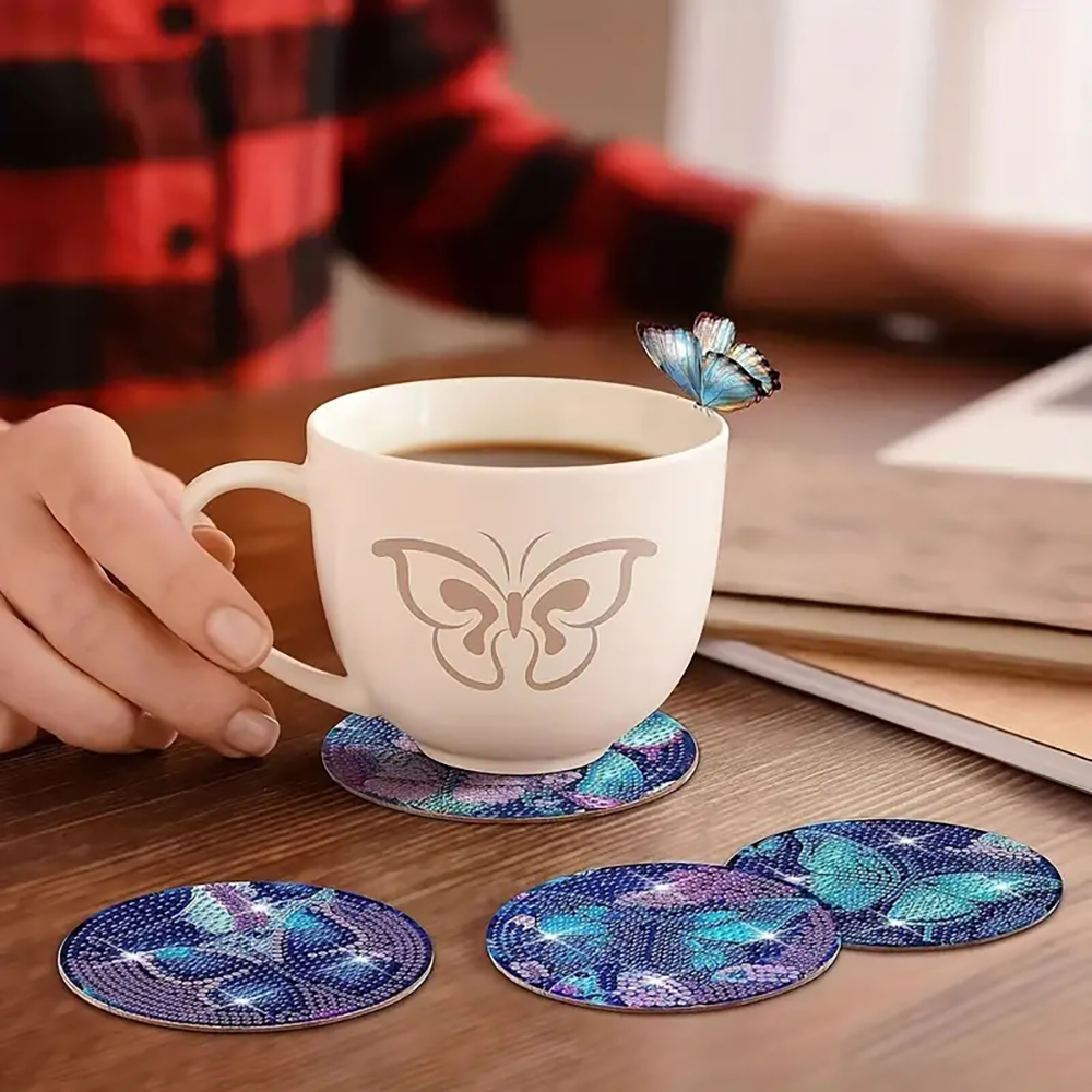 8 diamond art painting coaster - Resin Art For Beginner avaliação e preço