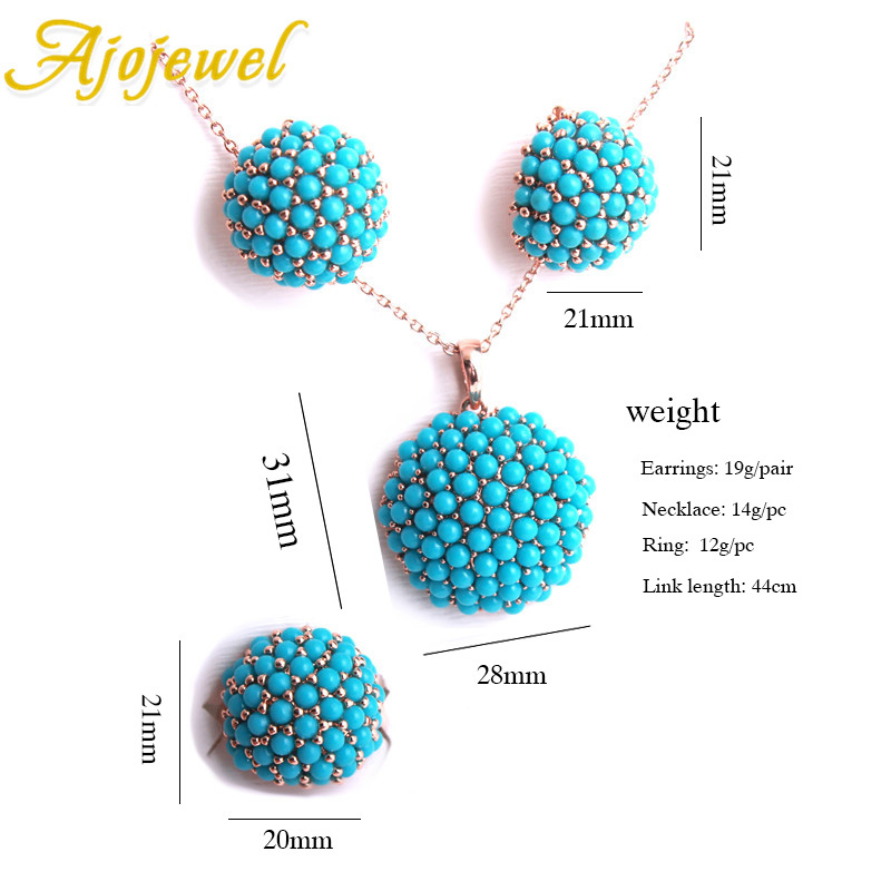 Ajojewel New Blue Hydrangea Fl - Resin Art Ring avaliação e preço