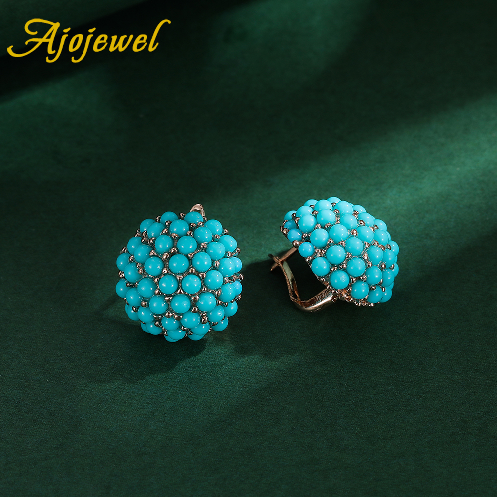 Ajojewel New Blue Hydrangea Fl - Resin Art Ring avaliação e preço