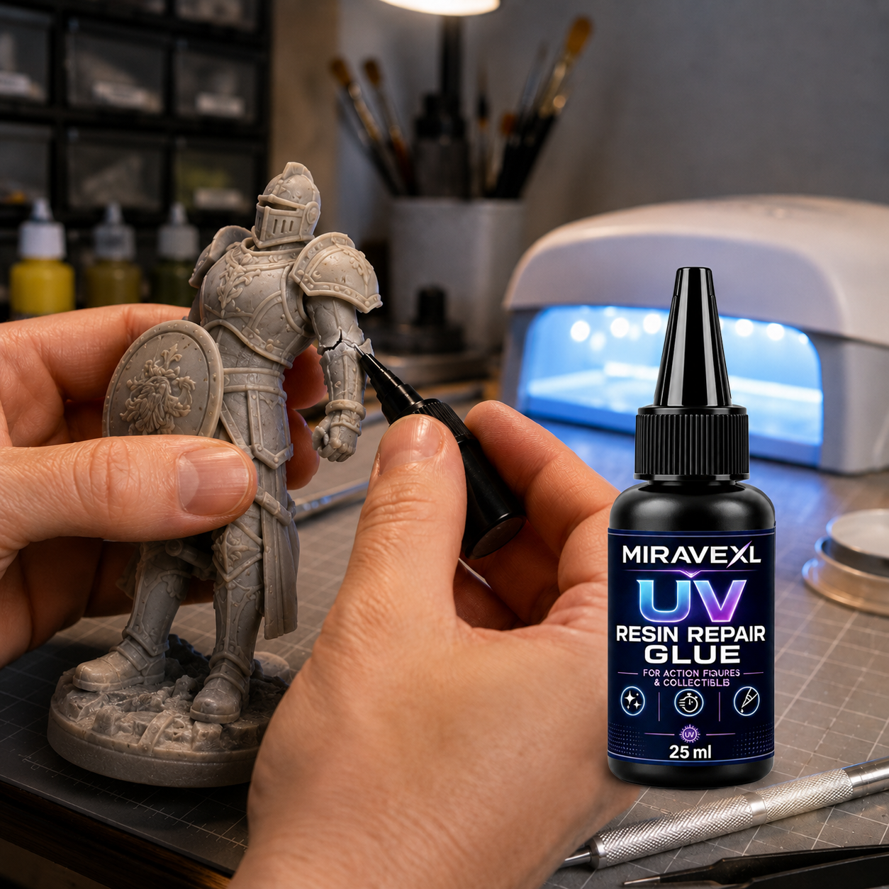 25g MIRAVEXL  UV Epoxy Resin G - Resin Art Liquid avaliação e preço