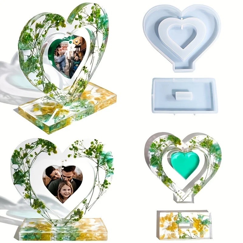 Heart Resin Molds, 2 Pieces Lo - Resin Art Frame avaliação e preço