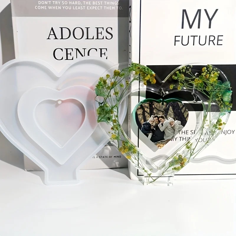 Heart Resin Molds, 2 Pieces Lo - Resin Art Frame avaliação e preço