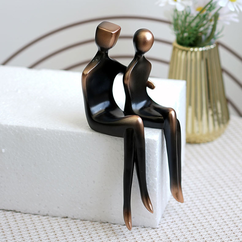 Couple Hugging Sculpture, Home - Resin Art Gift For Wedding avaliação e preço