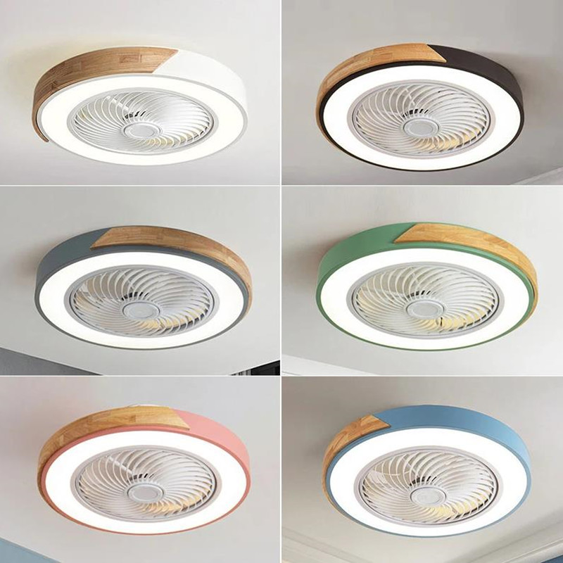 Modern Wood Ceiling Fan Light  - Resin Art On Wood avaliação e preço