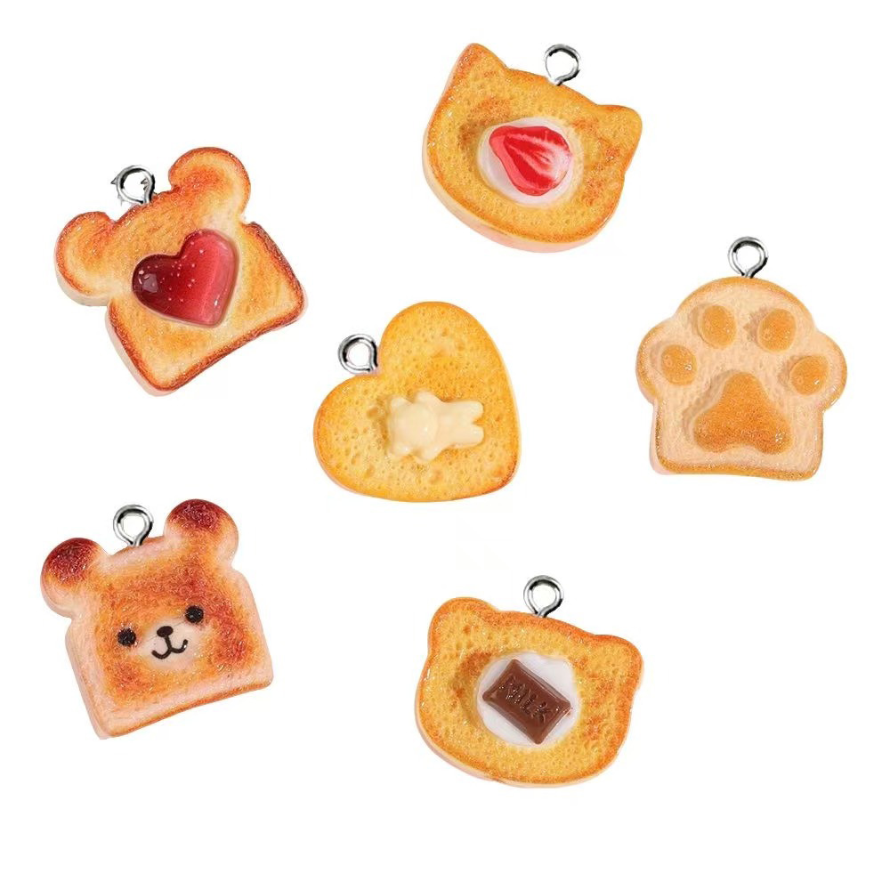 10pcs Heart Bear Cat Animal Sh - Resin Art Earrings avaliação e preço