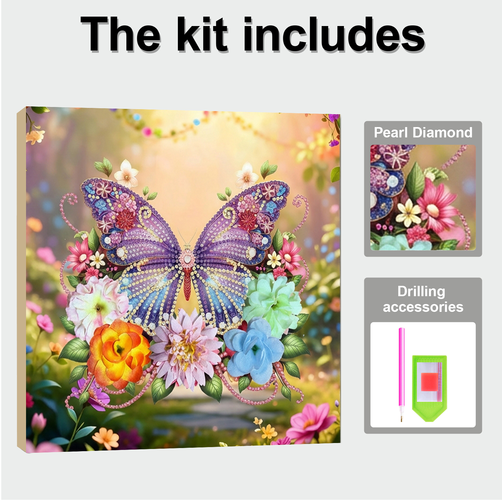 Butterfly DIY Diamonds Dots Ge - Resin Art Frame avaliação e preço