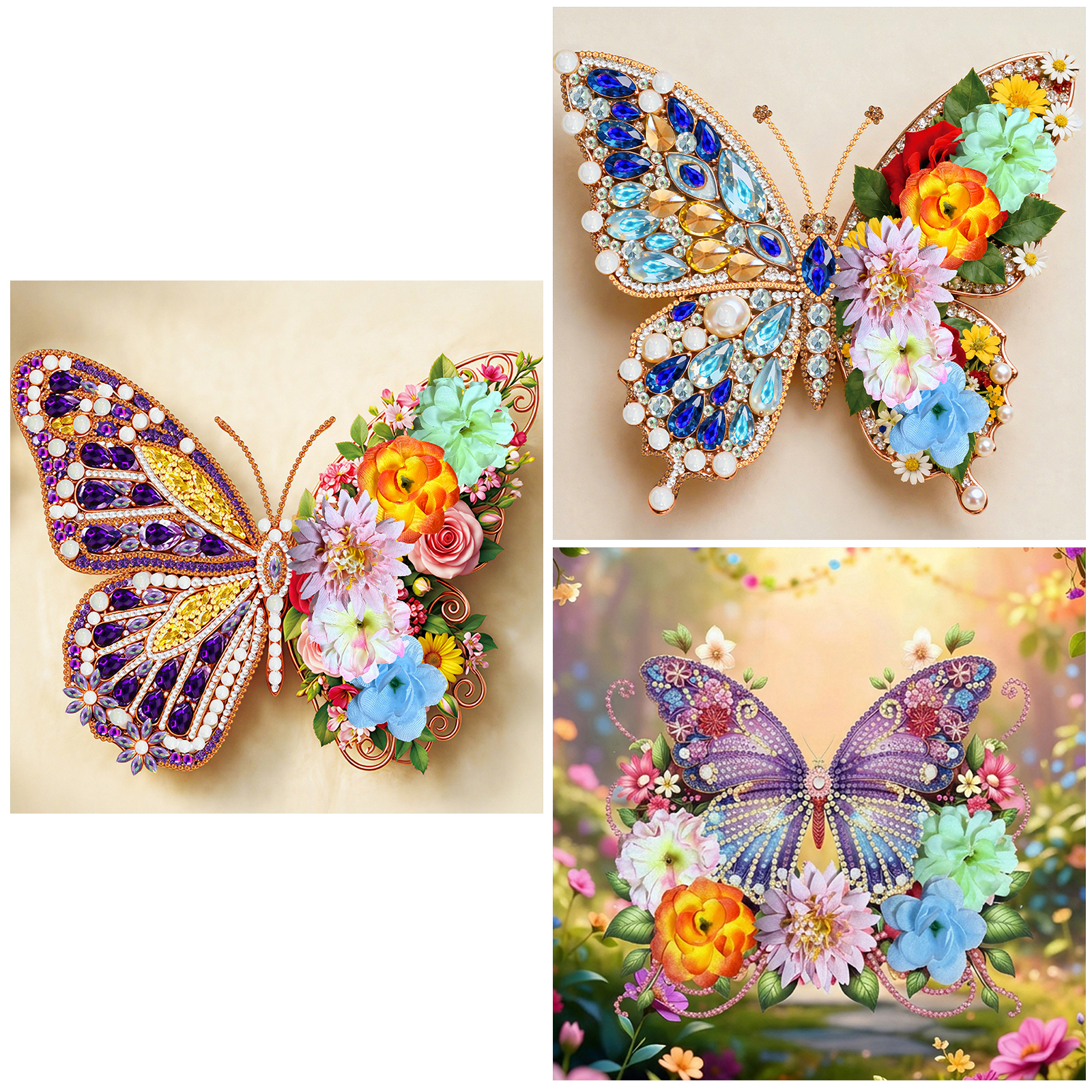 Butterfly DIY Diamonds Dots Ge - Resin Art Frame avaliação e preço