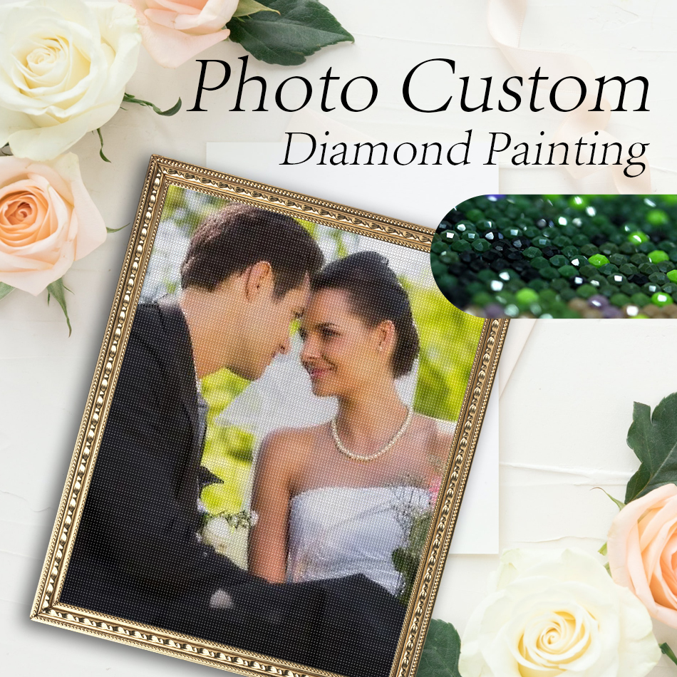 RUOPOTY 5D DIY Diamond Art Pai - Resin Art Gift For Wedding avaliação e preço