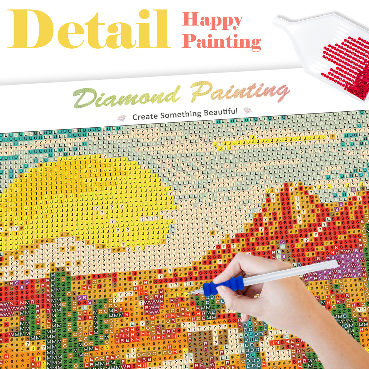 RUOPOTY 5D DIY Diamond Art Pai - Resin Art Gift For Wedding avaliação e preço