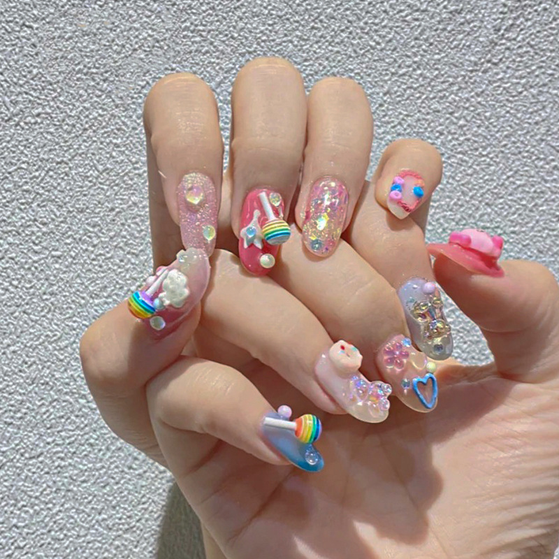 10pcs Resin Simulated Colored  - Resin Art Sticker avaliação e preço