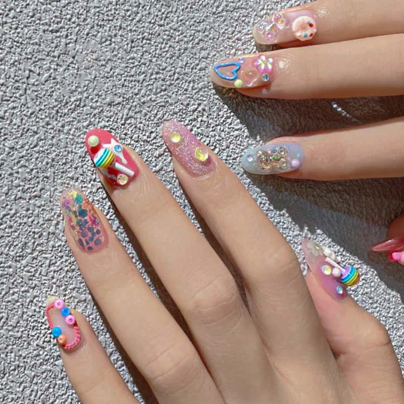 10pcs Resin Simulated Colored  - Resin Art Sticker avaliação e preço