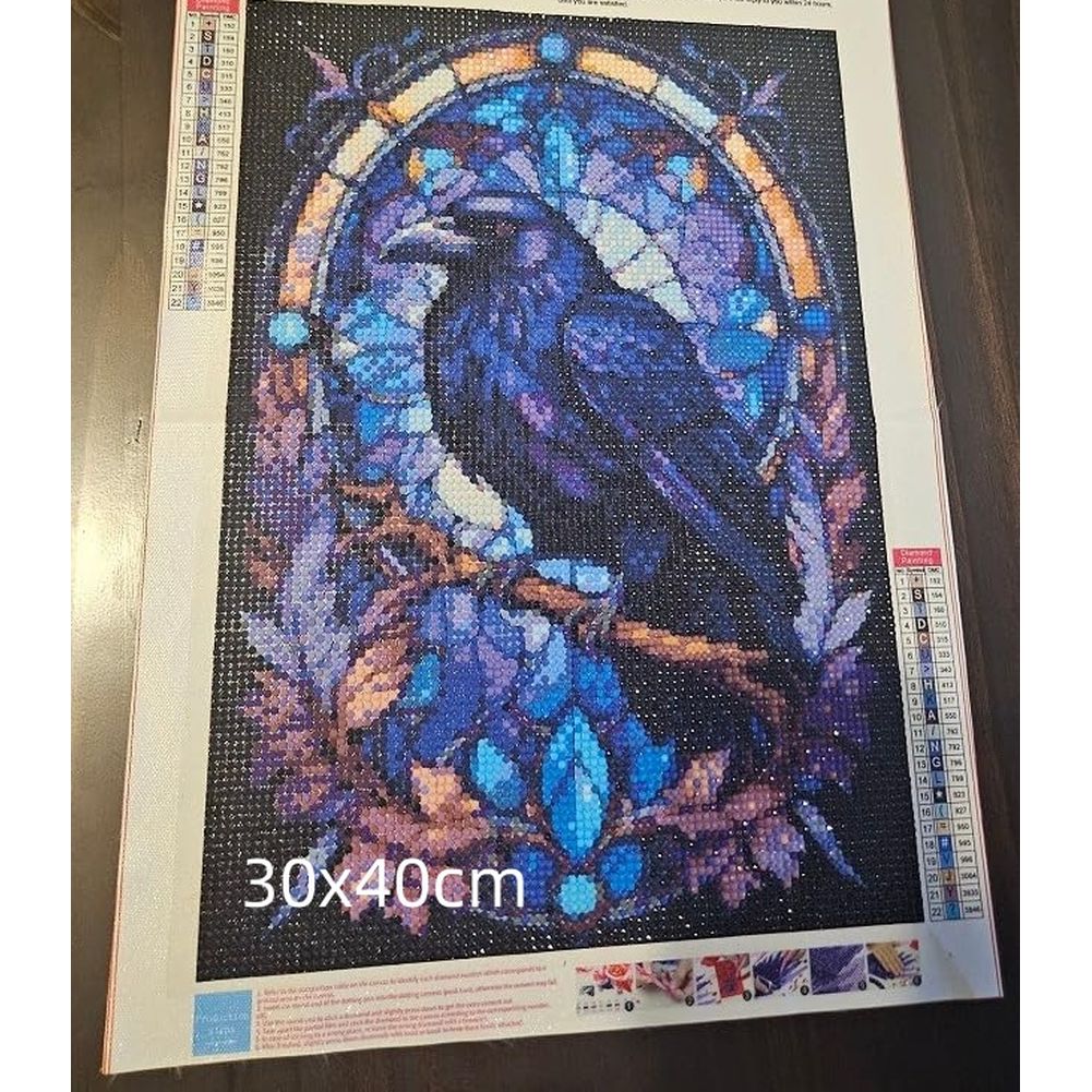 Antique Black Crow Painting 5D - Resin Art Kits For Adults avaliação e preço