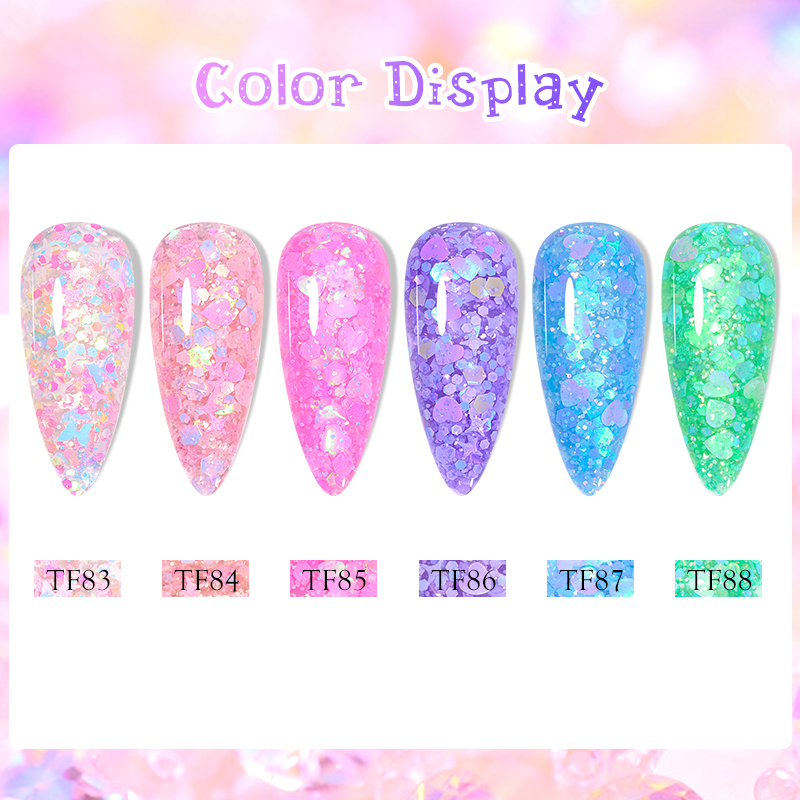 8ml Macaron Glitter Sequins Ge - Resin Art All avaliação e preço