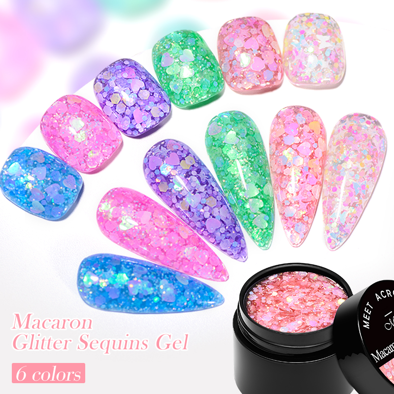 8ml Macaron Glitter Sequins Ge - Resin Art All avaliação e preço