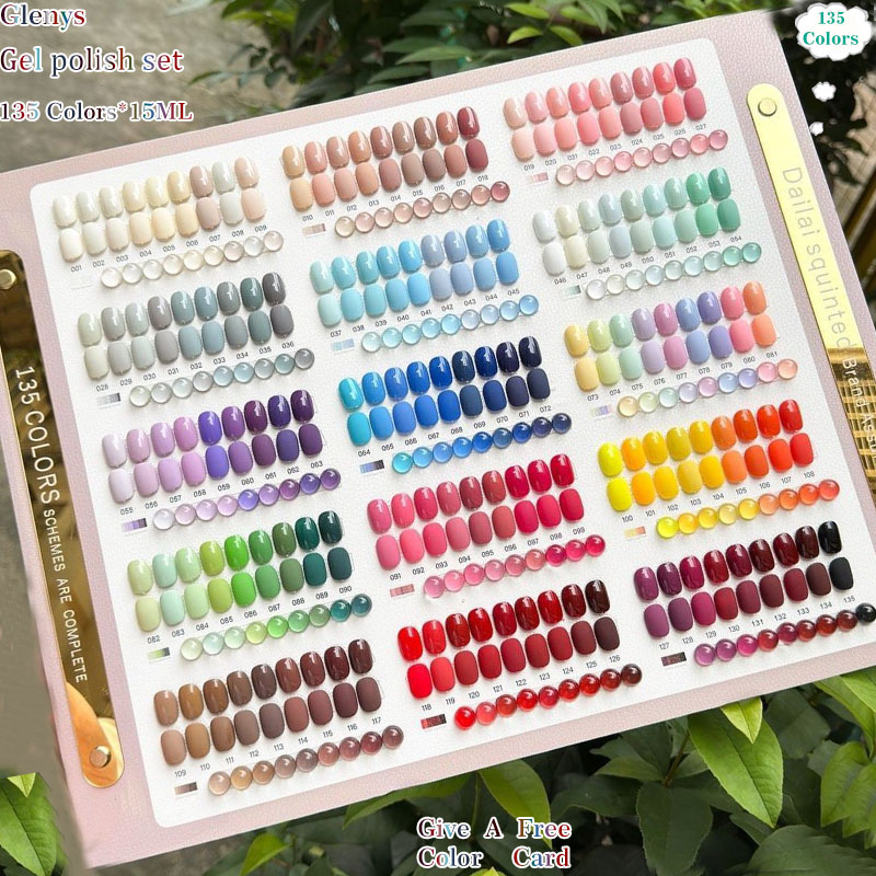 Glenys 135 pieces * 15ml nail  - Resin Art All avaliação e preço