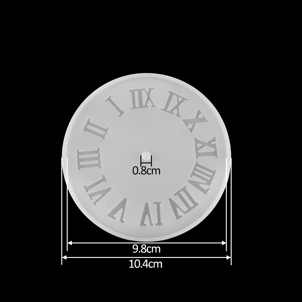 Clock Resin Molds Arabic Roman - Resin Art Template avaliação e preço