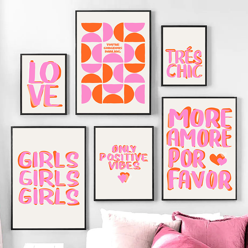 Nordic Only Positive Vibes Gir - Resin Art Quotes avaliação e preço