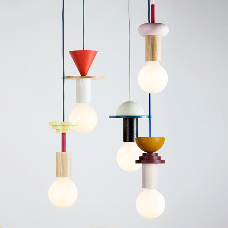 JUNIT Dia Pendant Lamp Modern  - Resin Art On Wood avaliação e preço