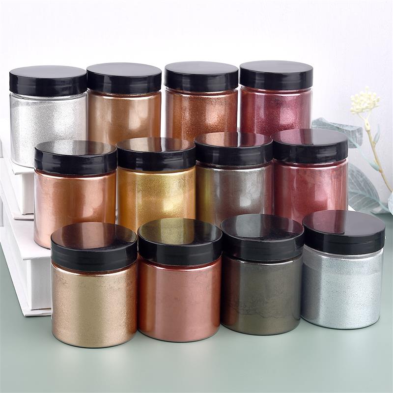 50g Shimmer Metallic Gold Silv - Resin Art Liquid avaliação e preço