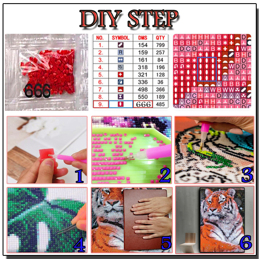 5D DIY Diamond Embroidery Pain - Resin Art Kits For Adults avaliação e preço