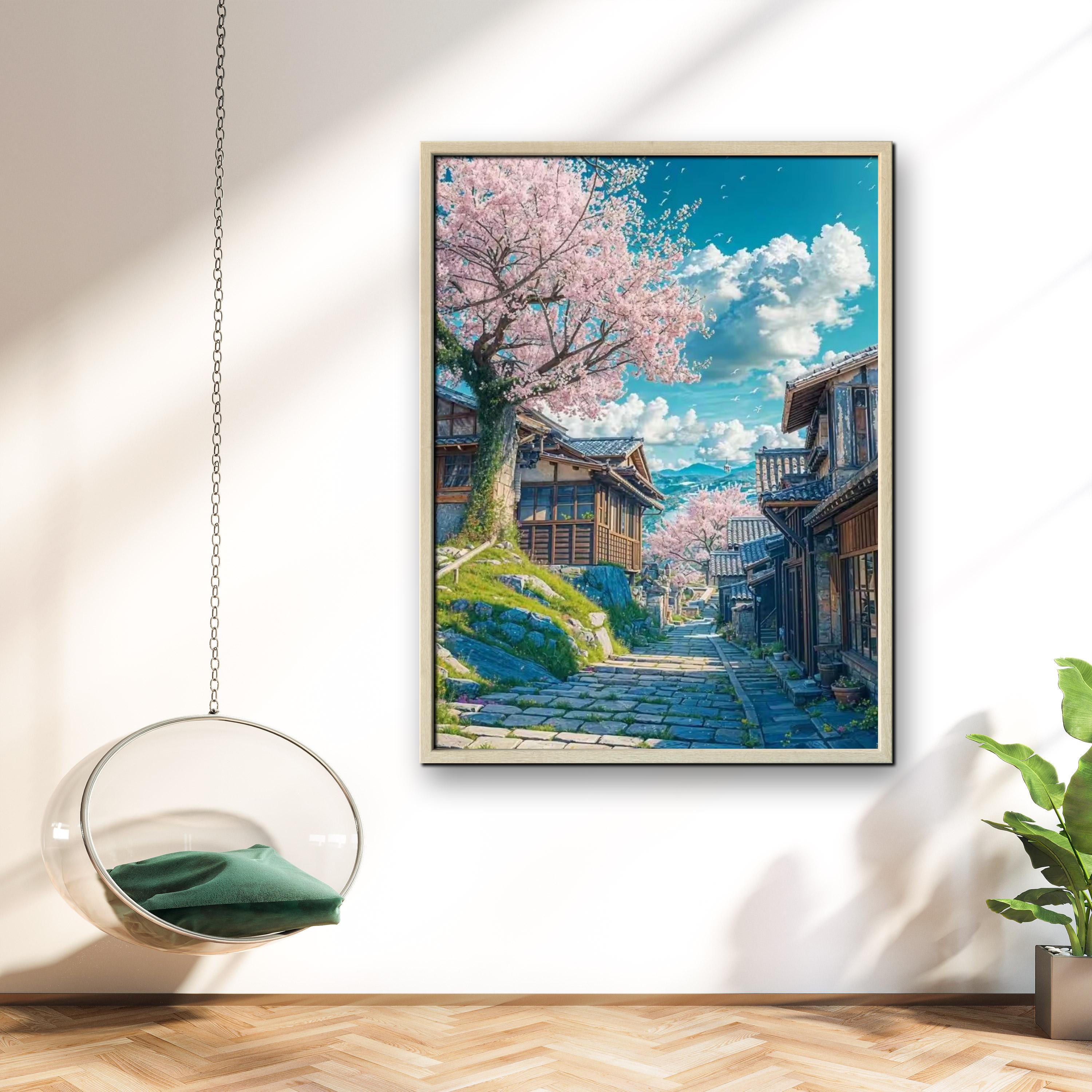 1PC frameless Japanese Cherry  - Resin Art Sticker avaliação e preço