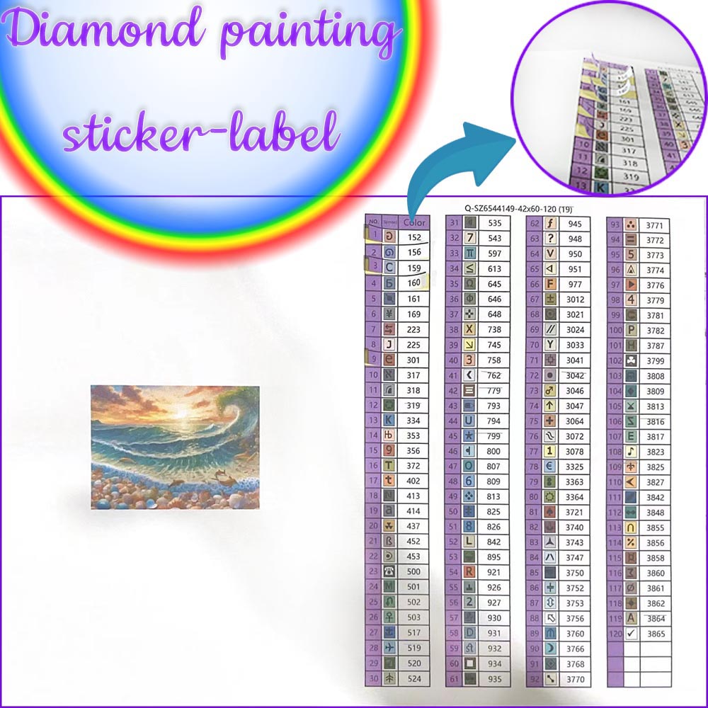 5D Diy 120 Color Resin Diamond - Resin Art Wallpaper avaliação e preço