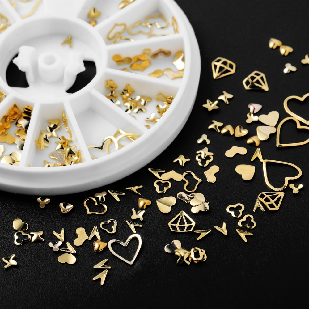 1Box Gold Nail Art Glitter Met - Resin Art Frame avaliação e preço