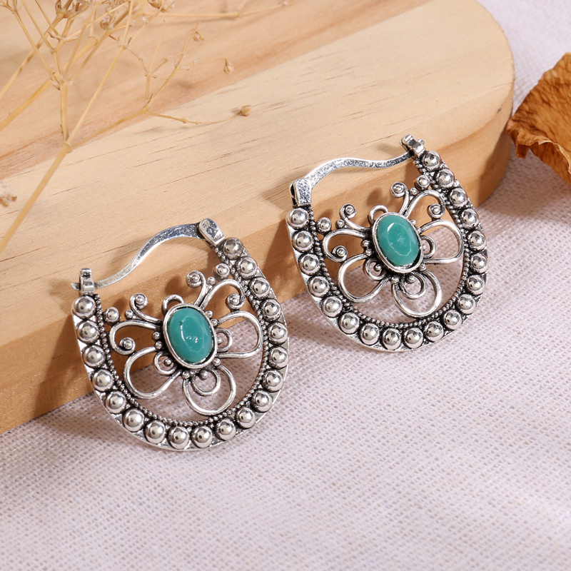 Vintage Leverback Earrings Hol - Resin Art Ring avaliação e preço