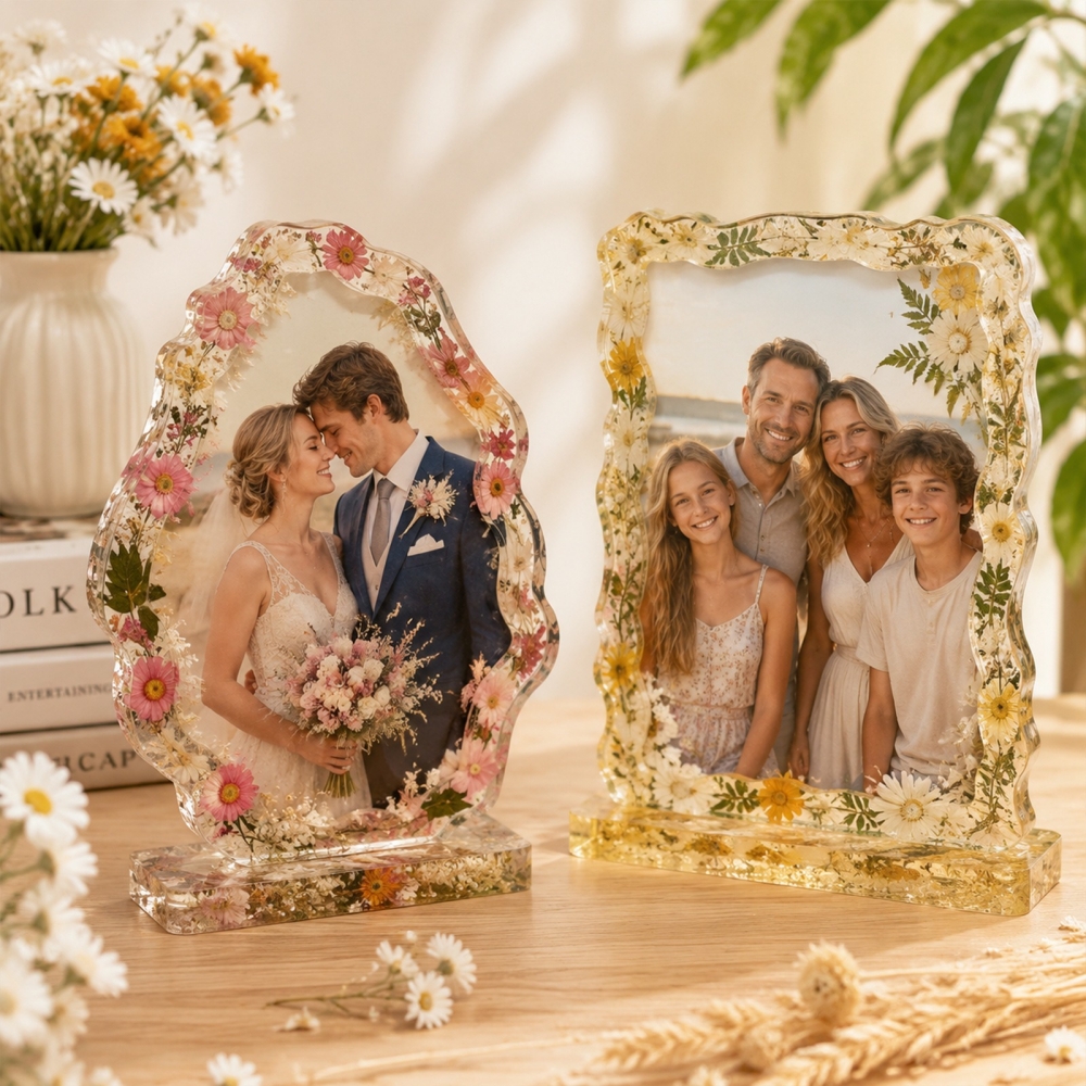 S0305 Love Heart Shell Photo F - Resin Art Frame avaliação e preço
