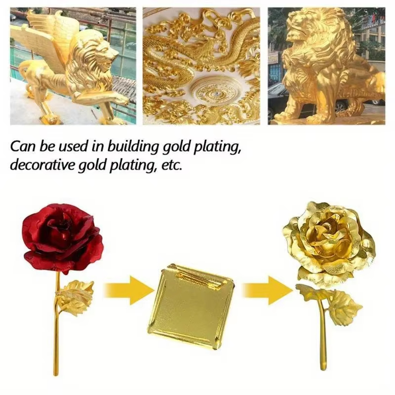 100pcs Imitation Gold Sliver C - Resin Art Gift For Wedding avaliação e preço