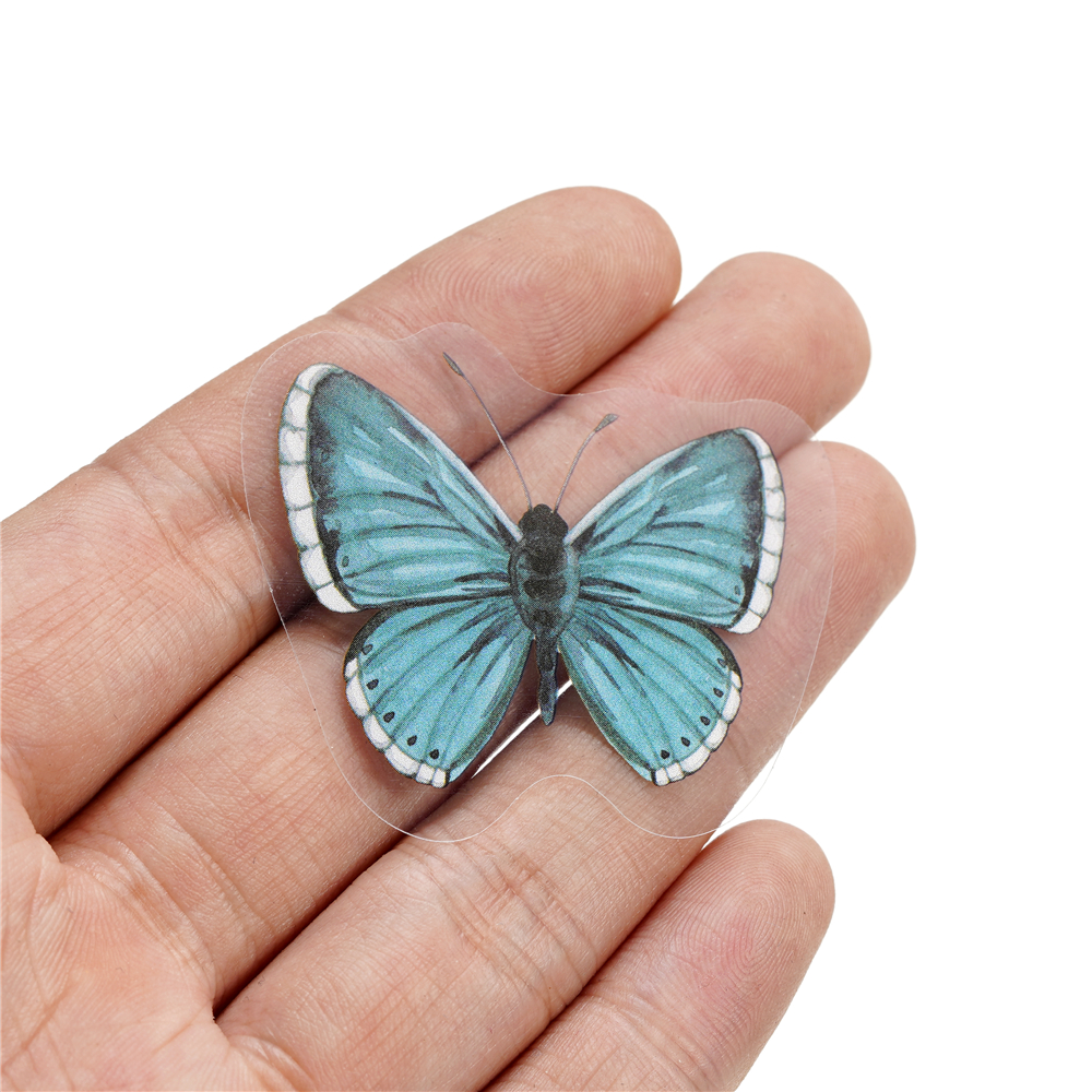 40pcs Colorful Butterfly Wings - Resin Art Sticker avaliação e preço
