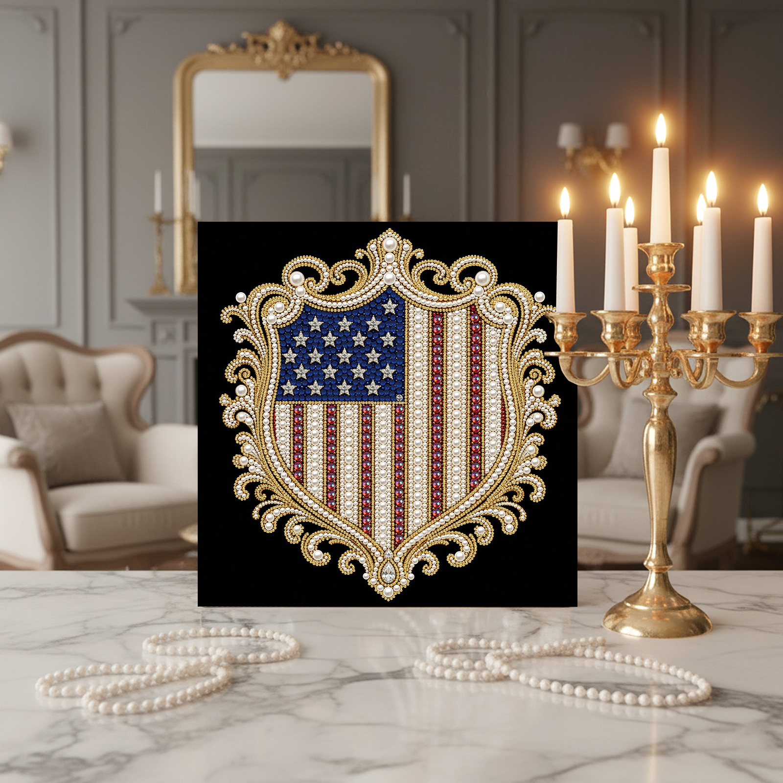 DIY Pearl Painting Kit with Fr - Resin Art Kits For Adults avaliação e preço