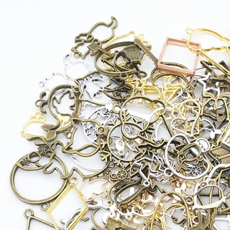 50g 100g DIY Mixed Charms Pend - Resin Art Frame avaliação e preço