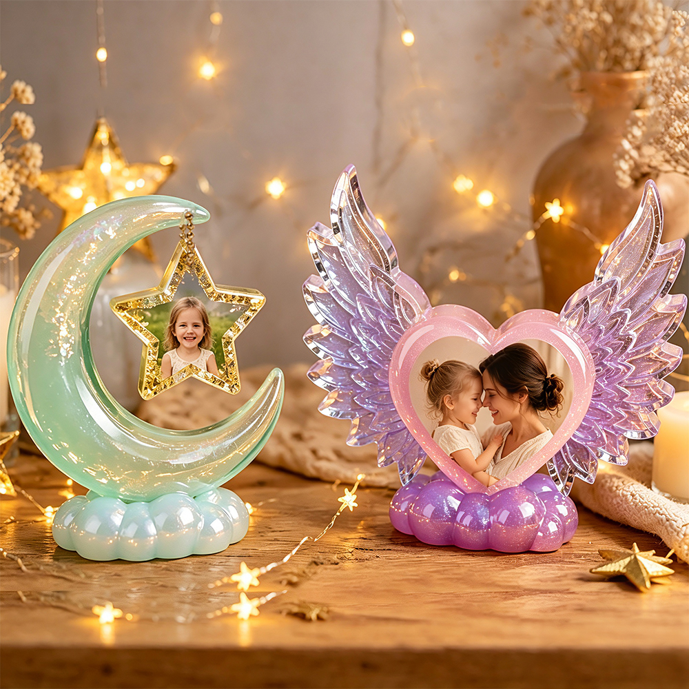 S0308 Heart Shaped Photo Frame - Resin Art Frame avaliação e preço