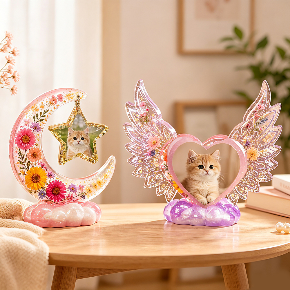 S0308 Heart Shaped Photo Frame - Resin Art Frame avaliação e preço